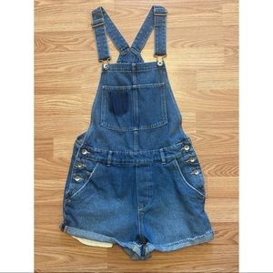 H&M Overall Denim Shorts